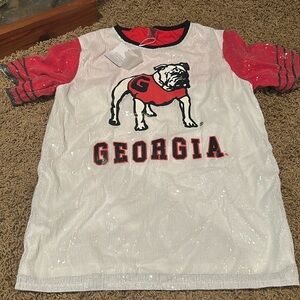 Women's Georgia top or can be worn as a shirt dress...NWT